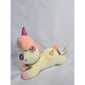 XIMI-V Ximivogue Cute Lying Unicorn Medium Plush Doll(Pink) Kawaii